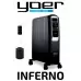 Електричний масляний обігрівач Yoer Inferno OFR1025BK