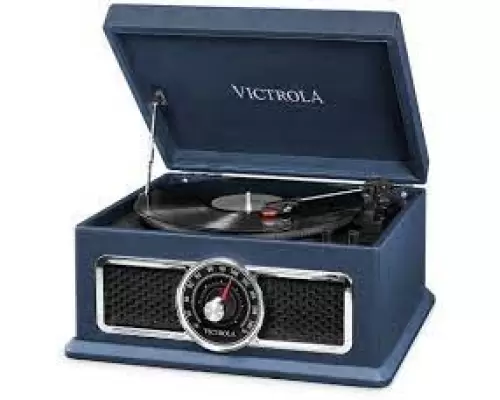 Victrola VTA-810B Blue Грамофон проигрыватель виниловых дисков