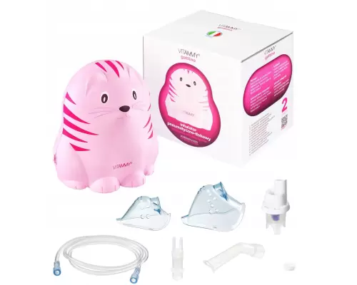 Інгалятор-небулайзер дитячий Vitammy Gattino A1503 Cat рожевий