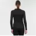  Блуза термоактивна жіноча Wedze чорна розміри S, M, L, XL, XXL