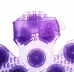 Масажер антицелюлітний для тіла XYZ фіолетовий