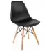 Крісло для кухні на ніжках Bonro В-173 FULL KD чорне (3 шт)