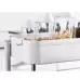 Полиця для кухні та ванни на колесах біла Bonro B06