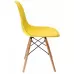 Крісло для кухні на ніжках Bonro В-173 FULL KD жовте (2шт)