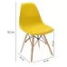 Крісло для кухні на ніжках Bonro В-173 FULL KD жовте (3шт)