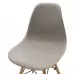 Крісло для кухні на ніжках Bonro В-173 FULL KD коричневе (3 шт)