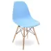 Крісло для кухні на ніжках Bonro В-173 FULL KD голубе (3 шт)