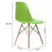 Крісло для кухні на ніжках Bonro В-173 FULL KD зелене (2 шт)