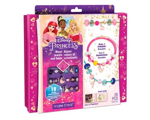 Disney Ultimate Princess: Jewels & Gems: Набір для створення шарм-браслетів 'Королівські прикраси'