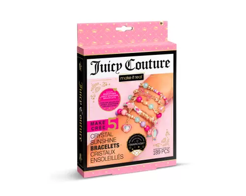 Juicy Couture: Міні-набір для створення шарм-браслетів 'Сонячне сяйво' з кристалами Swarovski