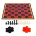 Набір з трьох настільних ігор «Шахи, шашки та хрестики-нолики»