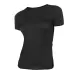 Футболка термоактивна жіноча Brubeck Merino Wool чорна розміри М, XL