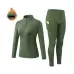 Комплект термобілизни жіночий Mingsiben зелений розмір XL, XXL