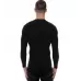 Блуза термоактивна чоловіча з довгим рукавом Brubeck Base Layer чорна розмір L