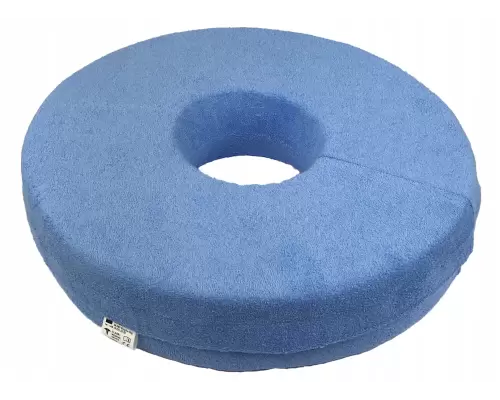 Подушка-круг протипролежнева з отвором Reh4Mat синя