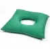 Подушка протипролежнева з отвором Eliks з гречаним лушпинням зелена