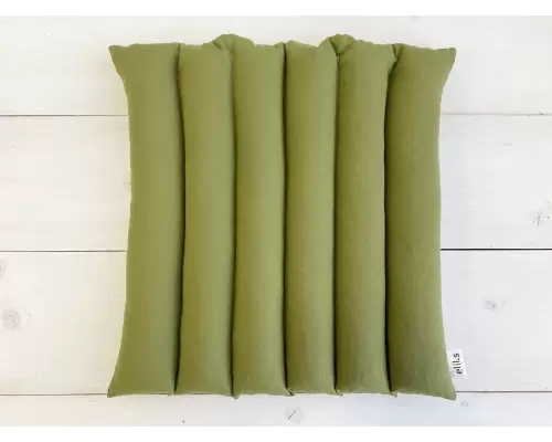 Подушка протипролежнева Eliks SEAT з гречаним лушпинням оливкова