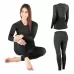 Комплект термобілизни жіночої Nils Rosa чорний розмір S/M