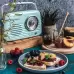 Ретро хромоване радіо з динаміком Bluetooth Vintage Cuisine Колір: м'ята