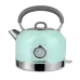 Електричний чайник з термометром 1,7 л і тостером для вінтажної кухні Колір: м'ята