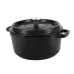 Ретро чавунна каструля з кришкою 2,2 л Vintage Cuisine Колір: чорний